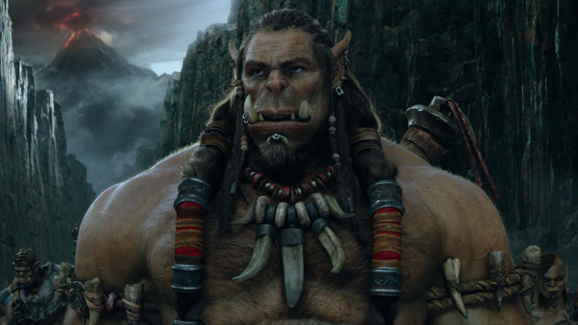 Warcraft - en mand med en hornet hoved tegneserie Wallpaper