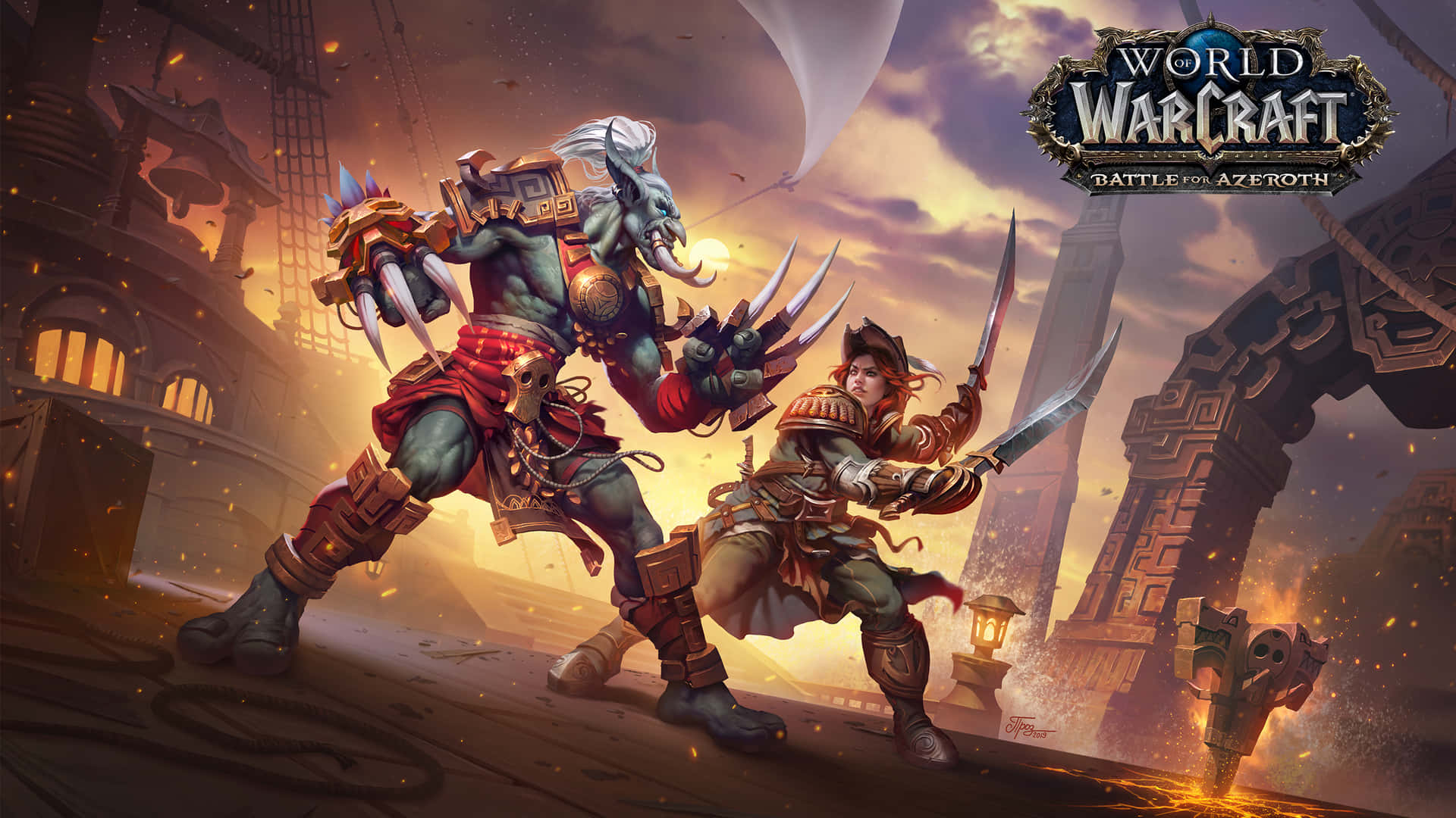 Gå ind i den verden af Warcraft - Warcraft 2 Wallpaper