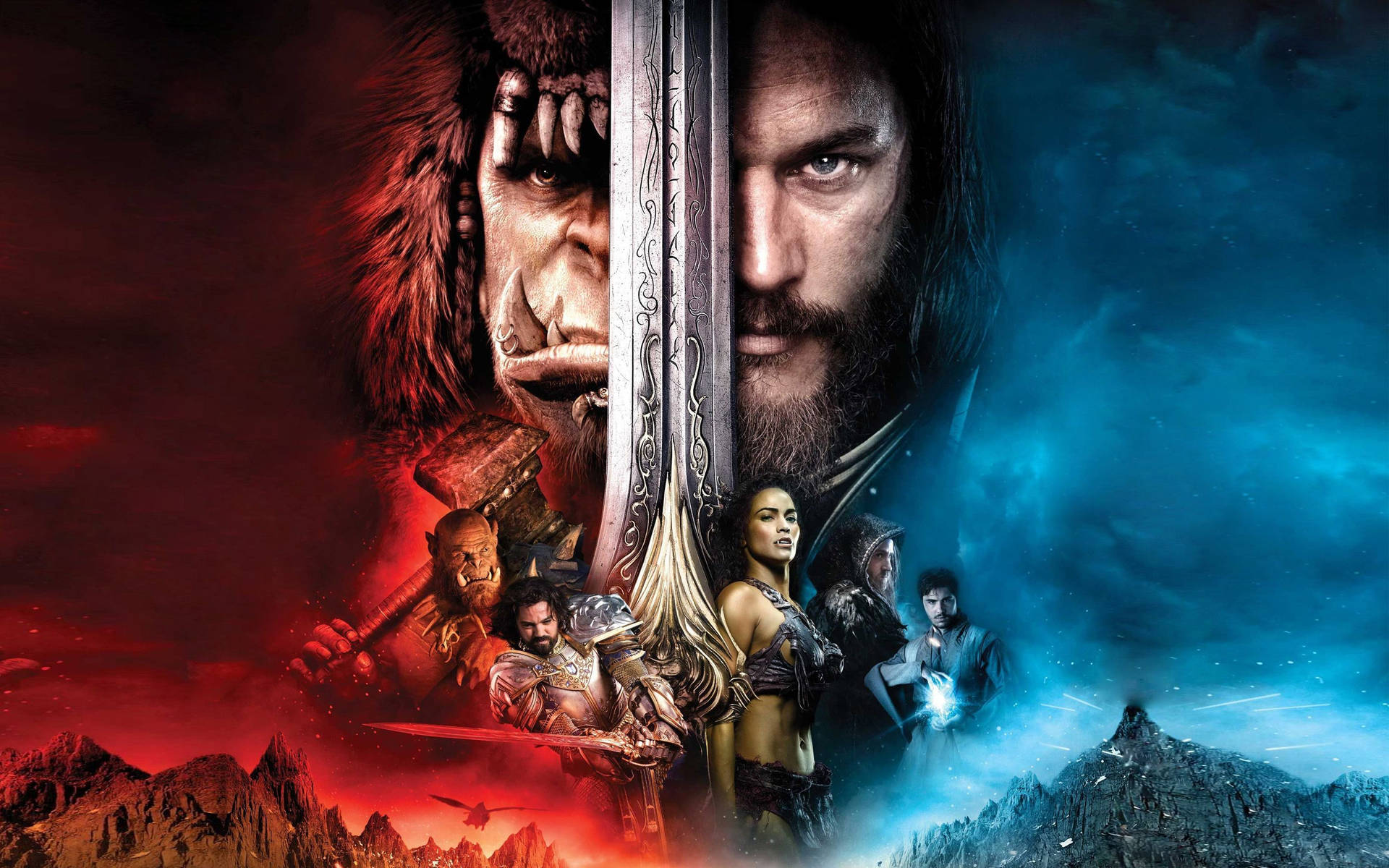 Warcraftfilmens Poster. Wallpaper