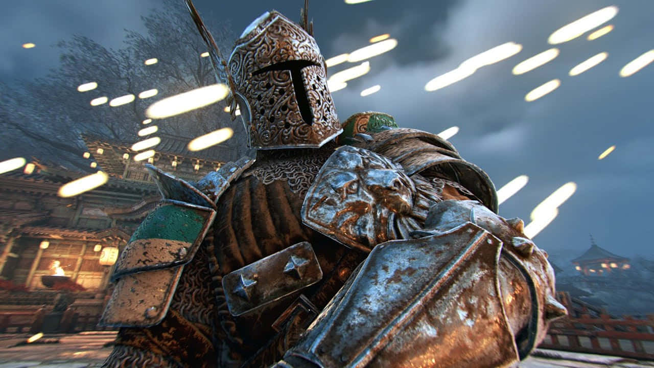 The brave Warden stands ready to protect the lands in For Honor. Wallpaper