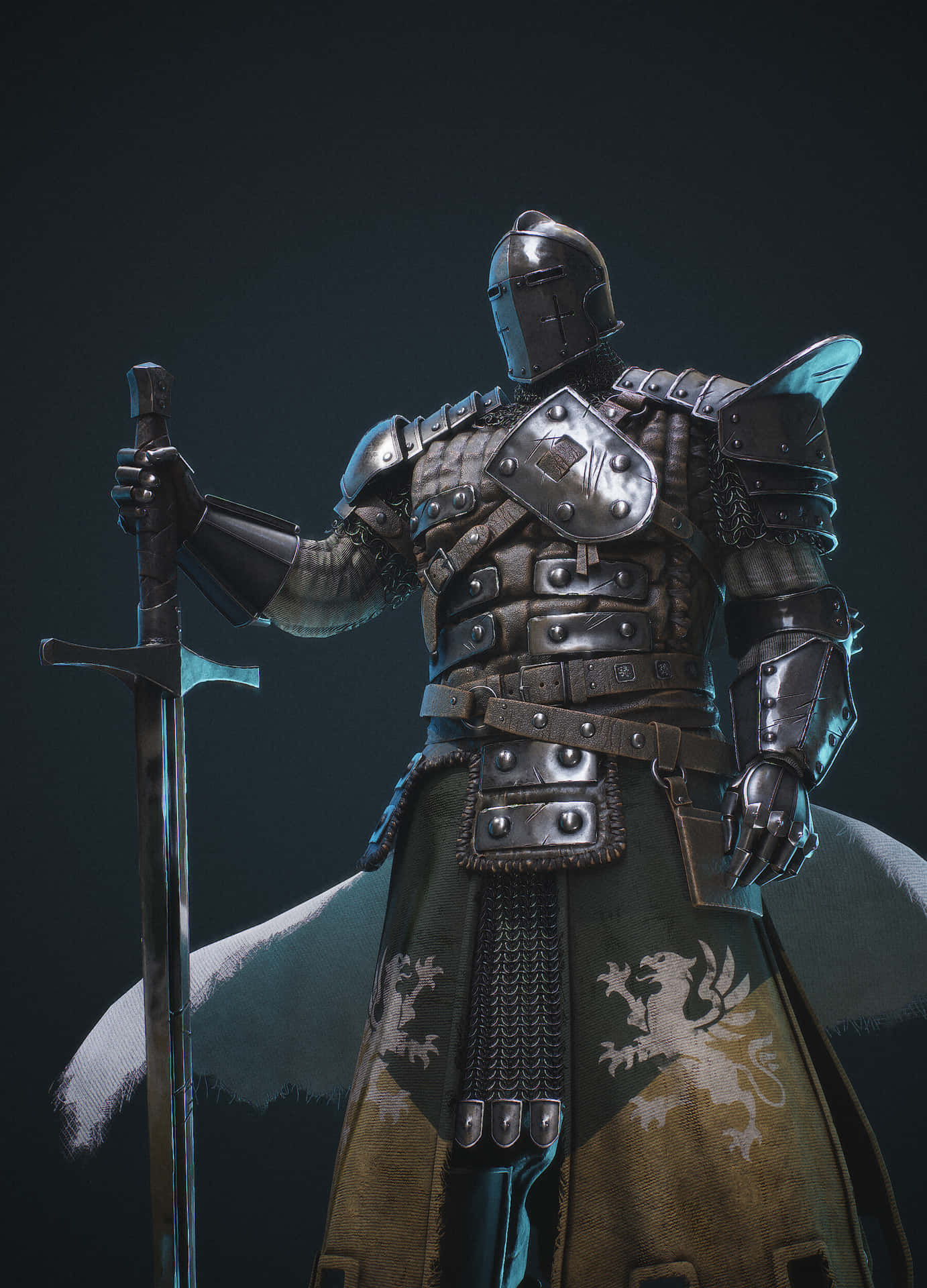 Take up your sword and shield and join the Warden in Ubisofts For Honor Wallpaper