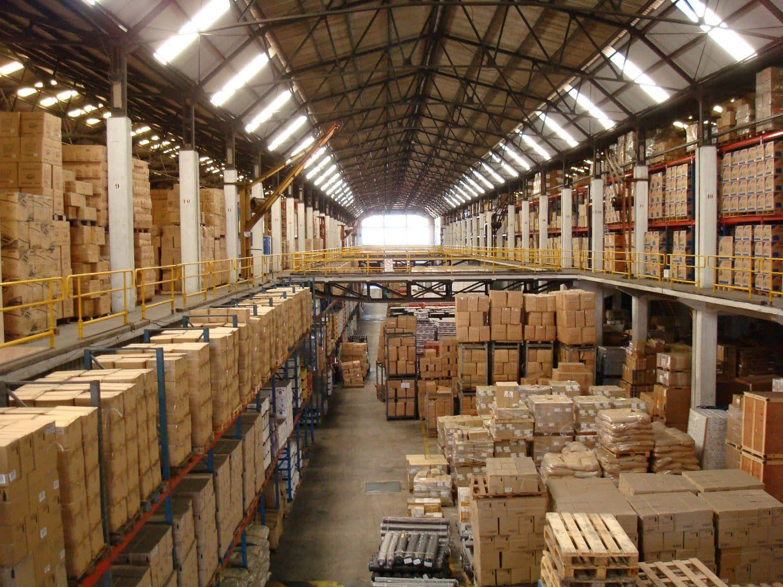 A Warehouse With Many Boxes