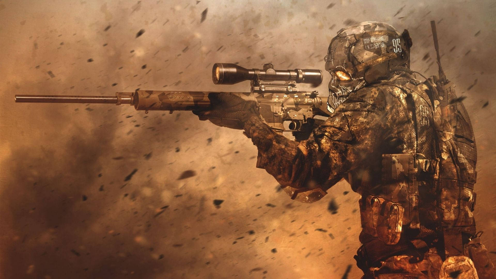 Warfare Sniper Shooter Wallpaper