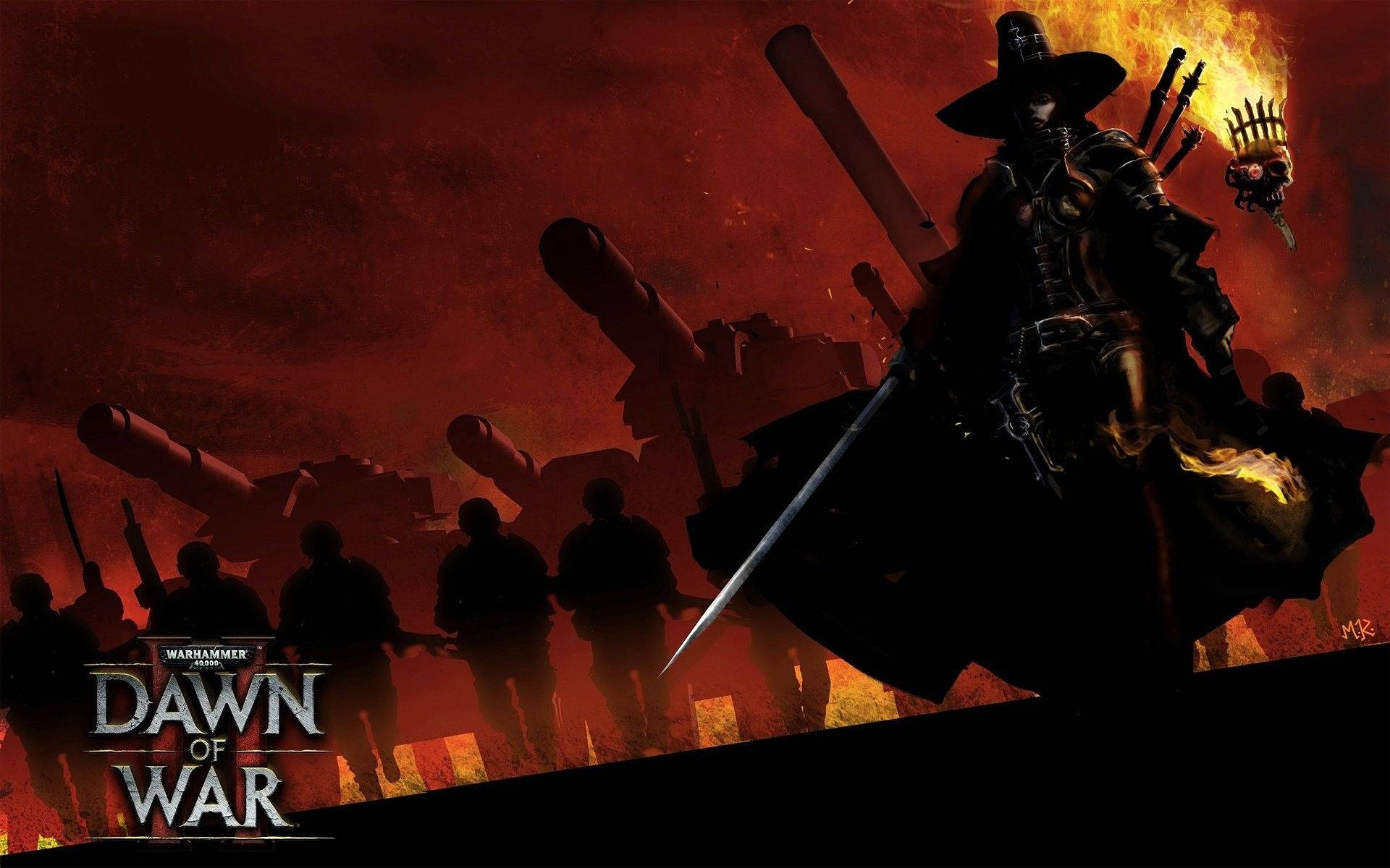 Warhammer 40000 Dawn Of War Black Gunner Wallpaper