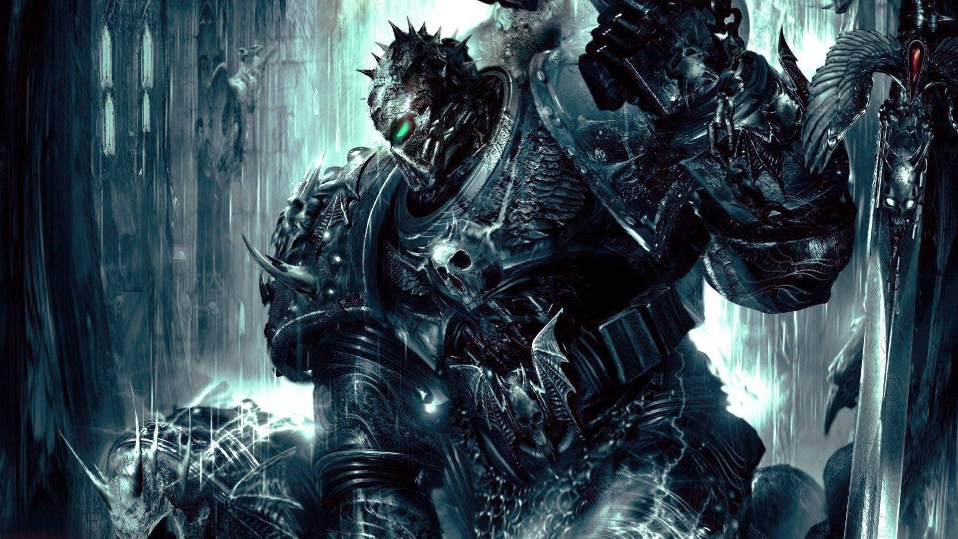 Warhammer 40000 Dawn Of War Knight Character Wallpaper
