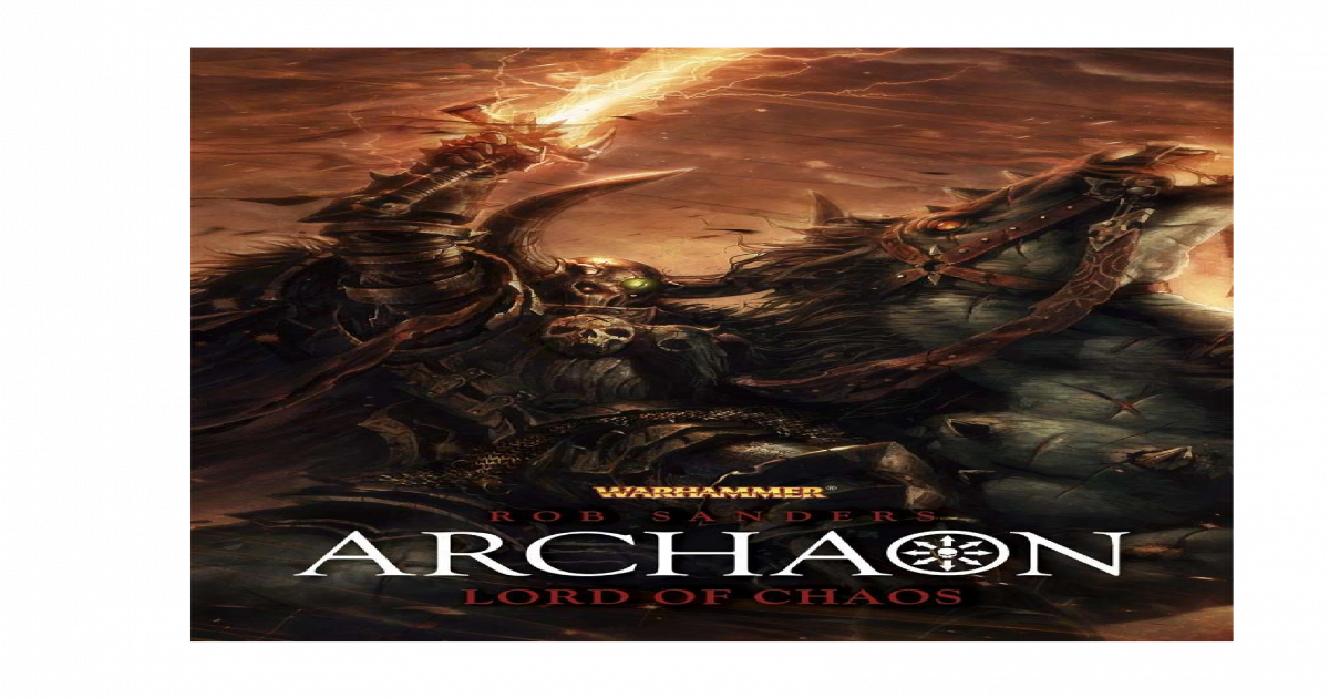 Warhammer Archaon Lordof Chaos Artwork PNG