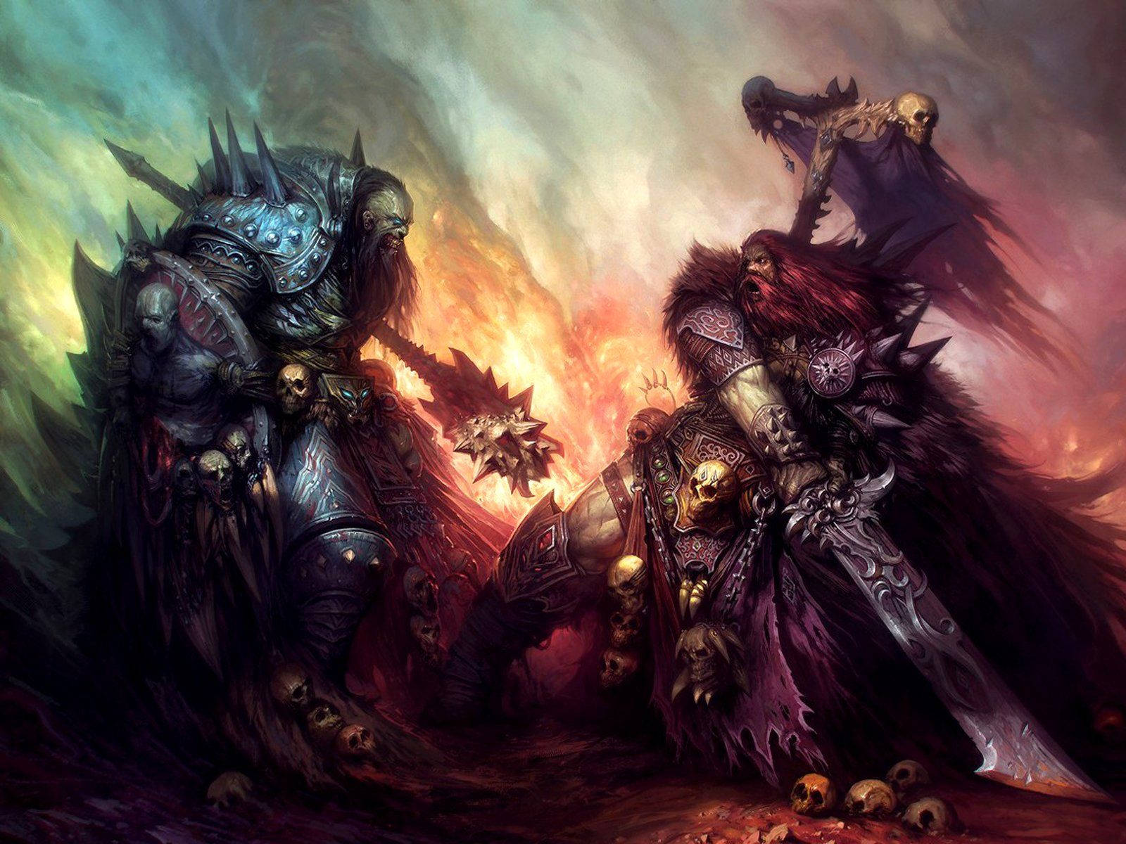 Warhammer Intense Showdown Wallpaper