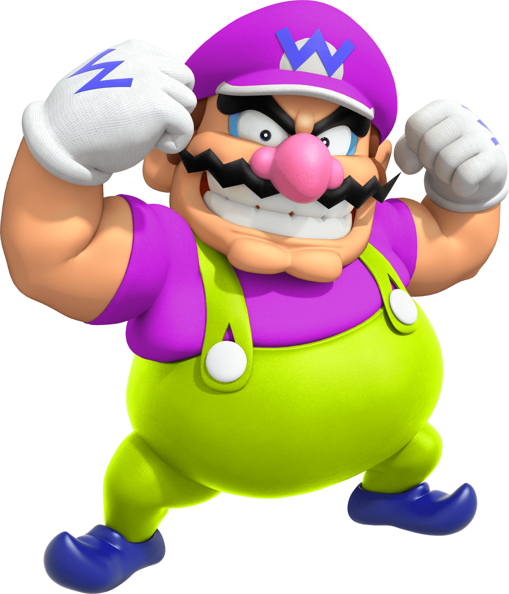 Wario_ Character_ Pose PNG