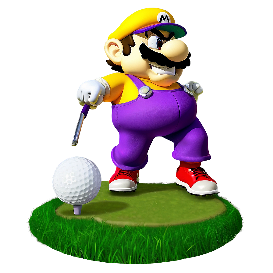 Wario Golf Swing Png Gxl68 PNG