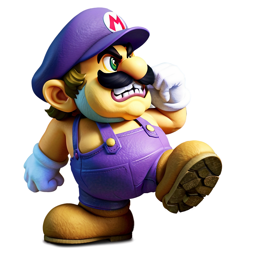 Wario In Action Png 05242024 PNG