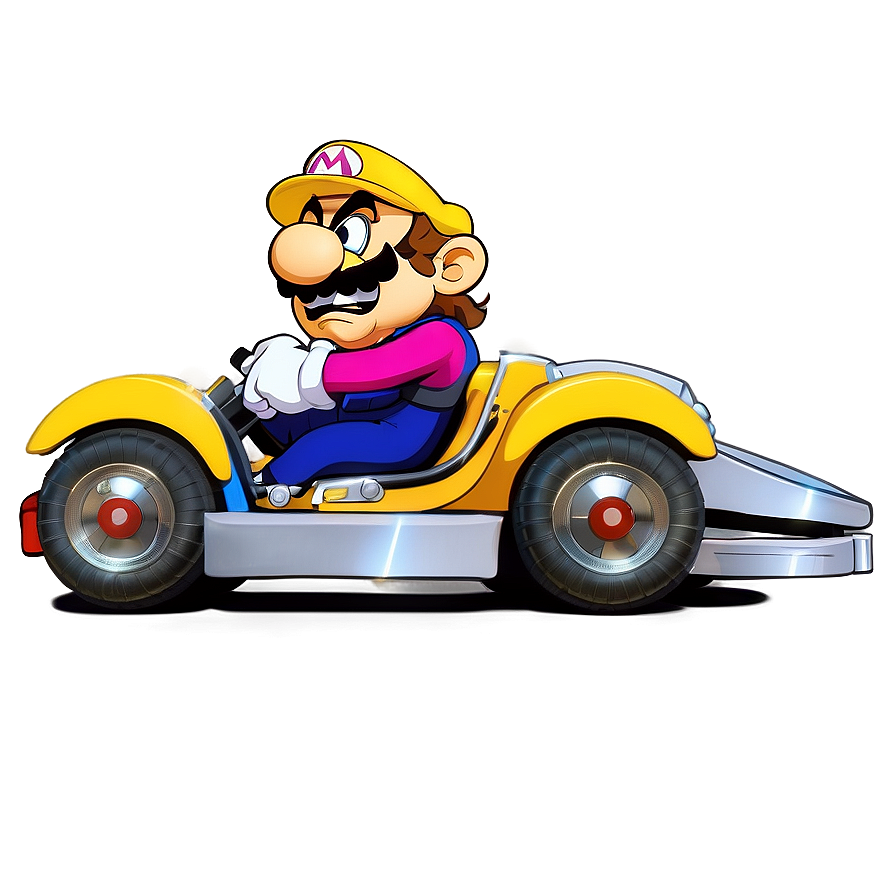 Wario Kart Racing Png Ssr PNG