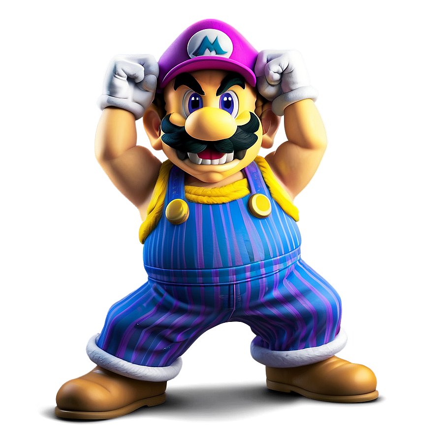 Wario Victory Pose Png Fjl31 PNG