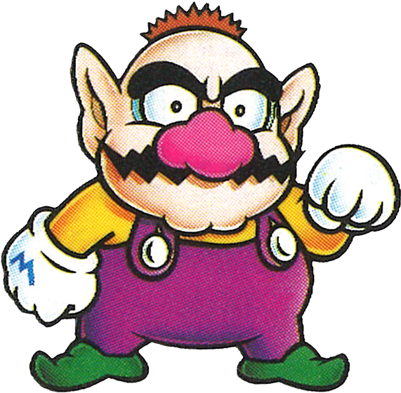 Wario_ Classic_ Video_ Game_ Character PNG