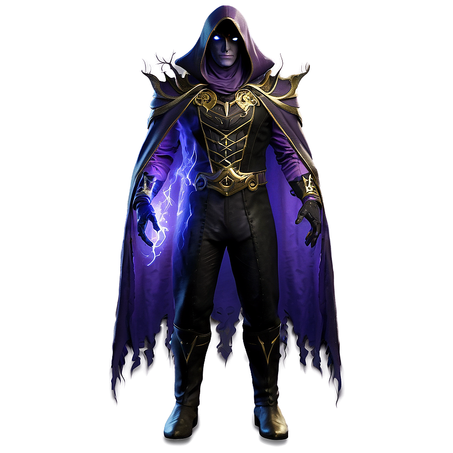 Warlock Costume Png 06242024 PNG