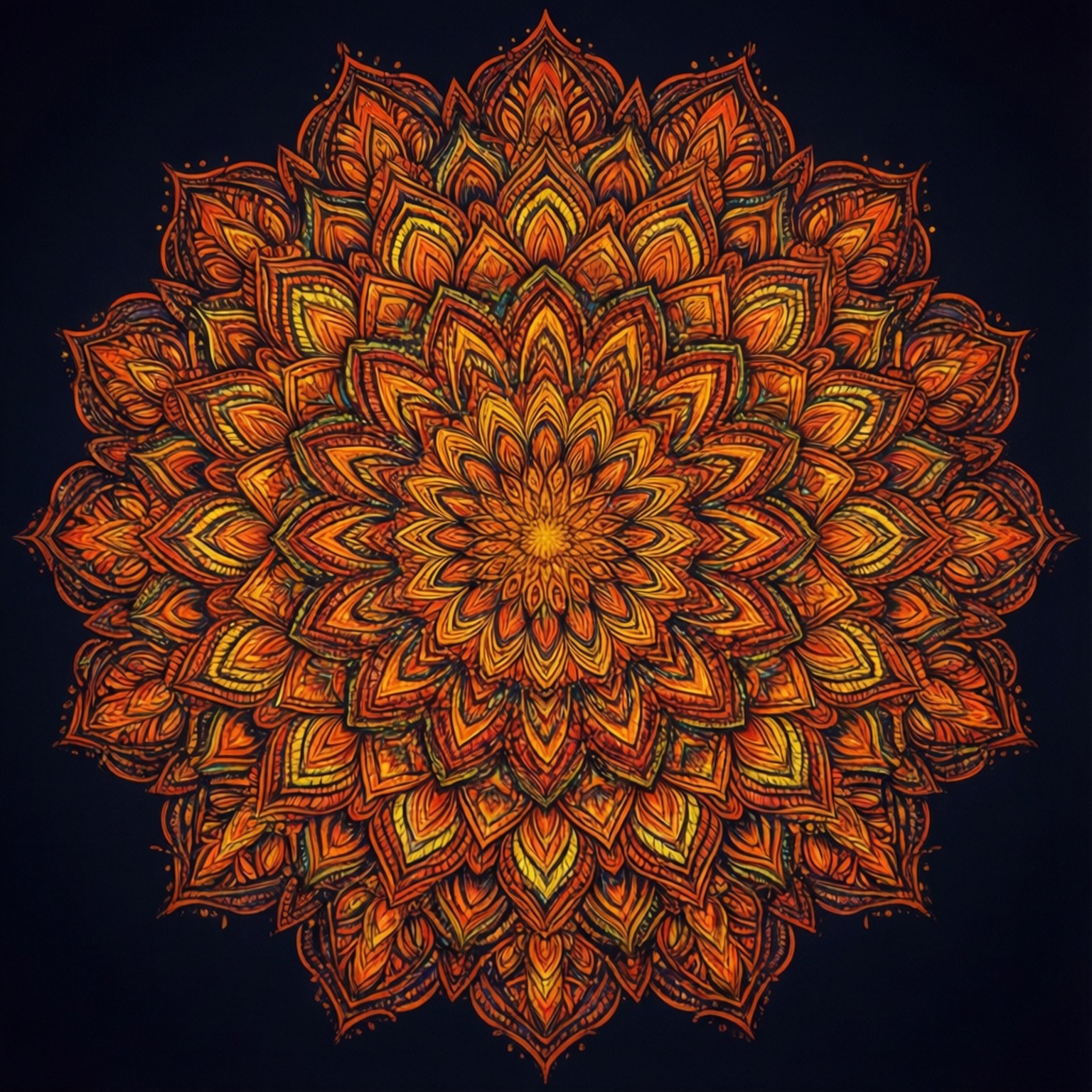 Varm mandala Bakgrundsbilder