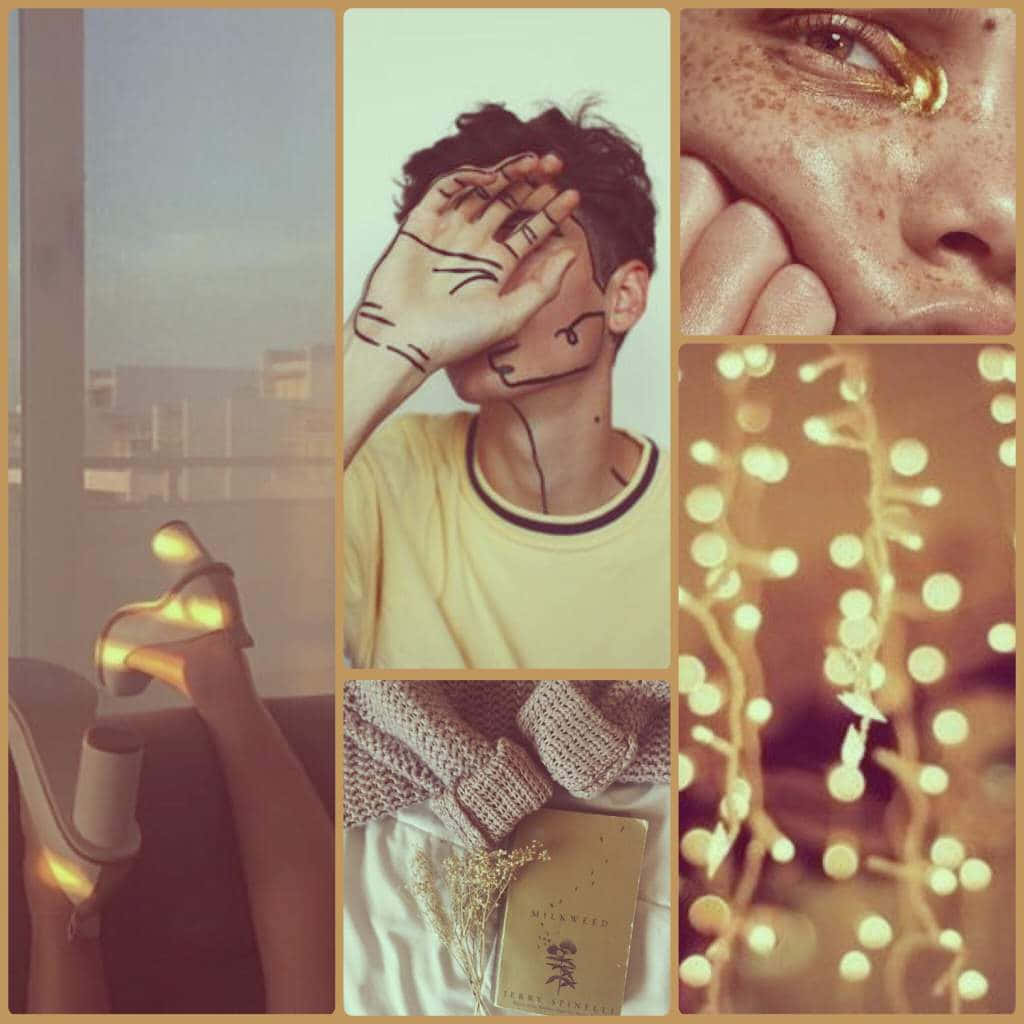 Warm_ Tones_ Collage_ Aesthetic.jpg Wallpaper