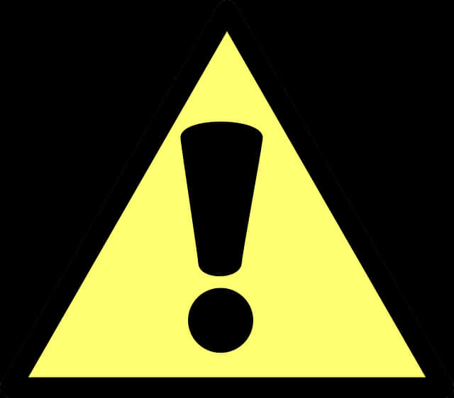 Warning Exclamation Sign PNG