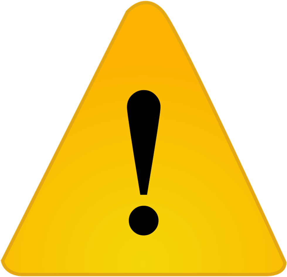 Warning Sign Exclamation Point PNG