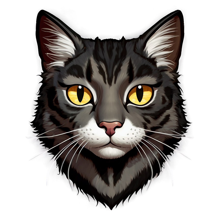 Warrior Cat Face Png 40 PNG