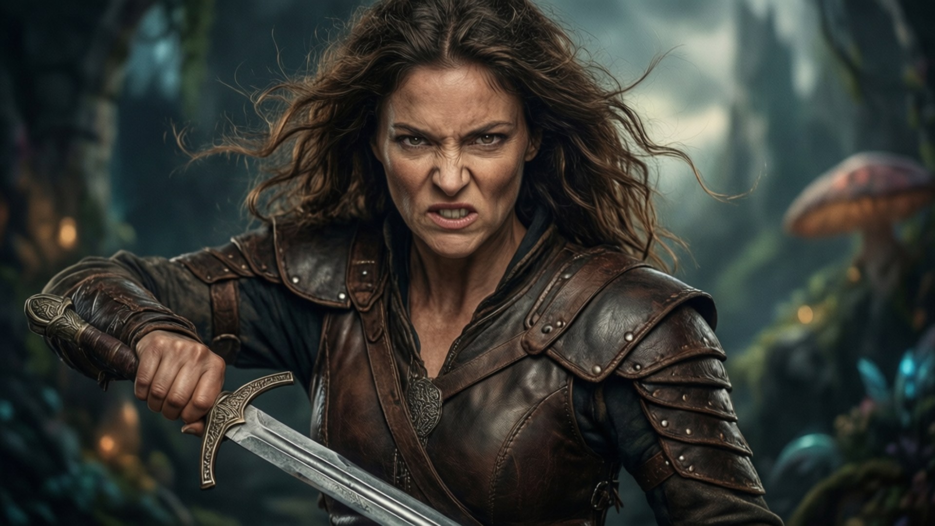 Emmanuelle Vaugier en tant que guerrière fantastique