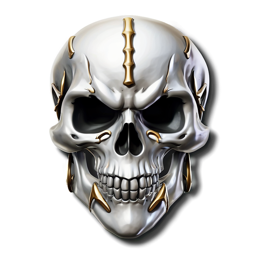 Warrior Skull Emblem Png B PNG