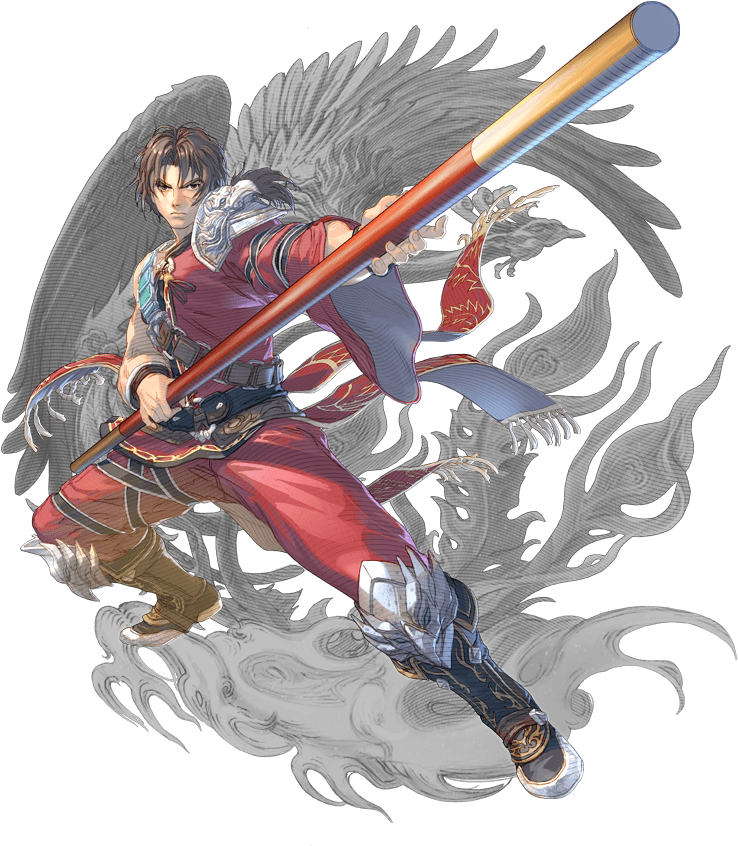 Warrior_with_ Spirit_ Wings_ Artwork PNG