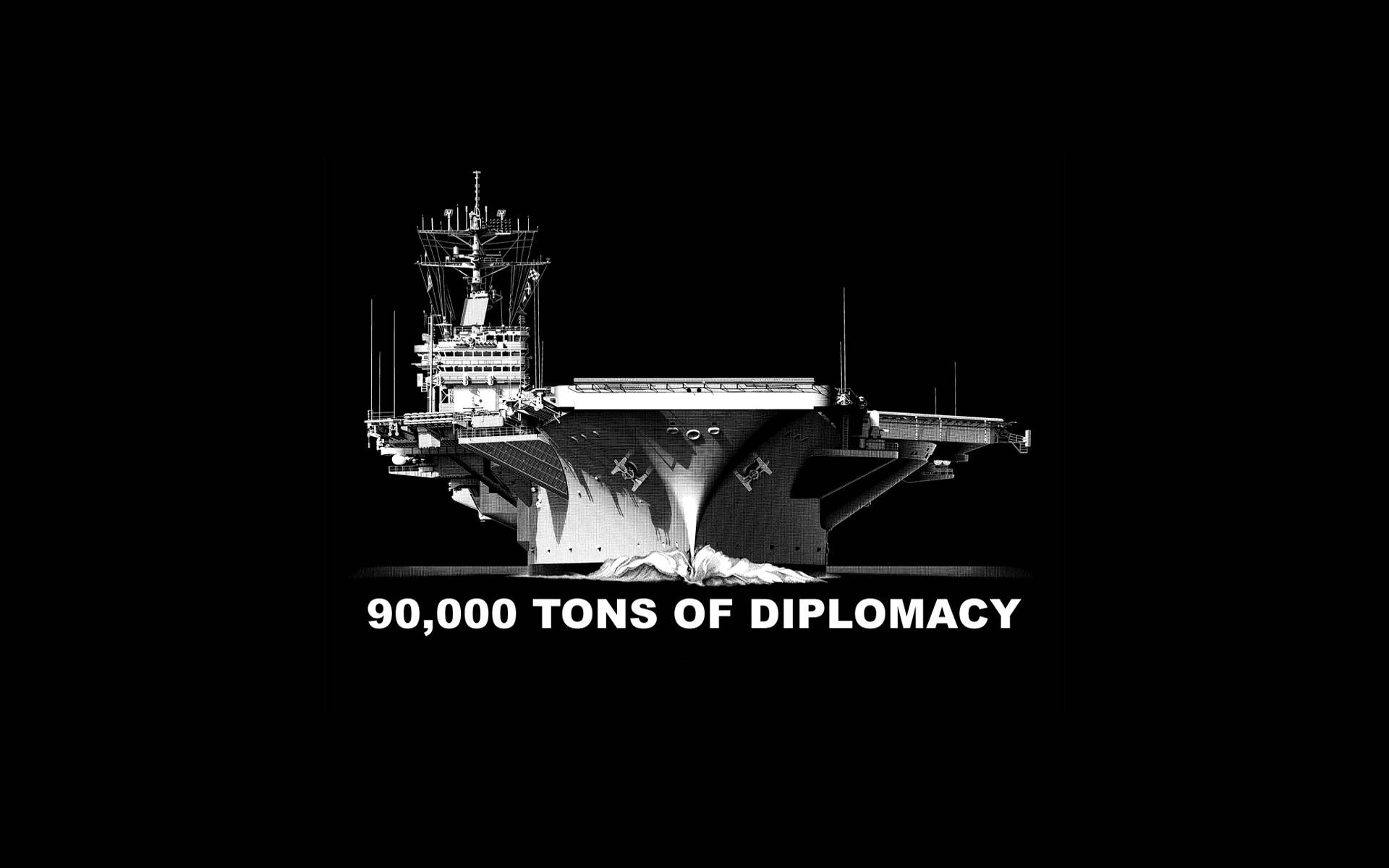 Kriegsschifftonnen Diplomatische Poster Wallpaper