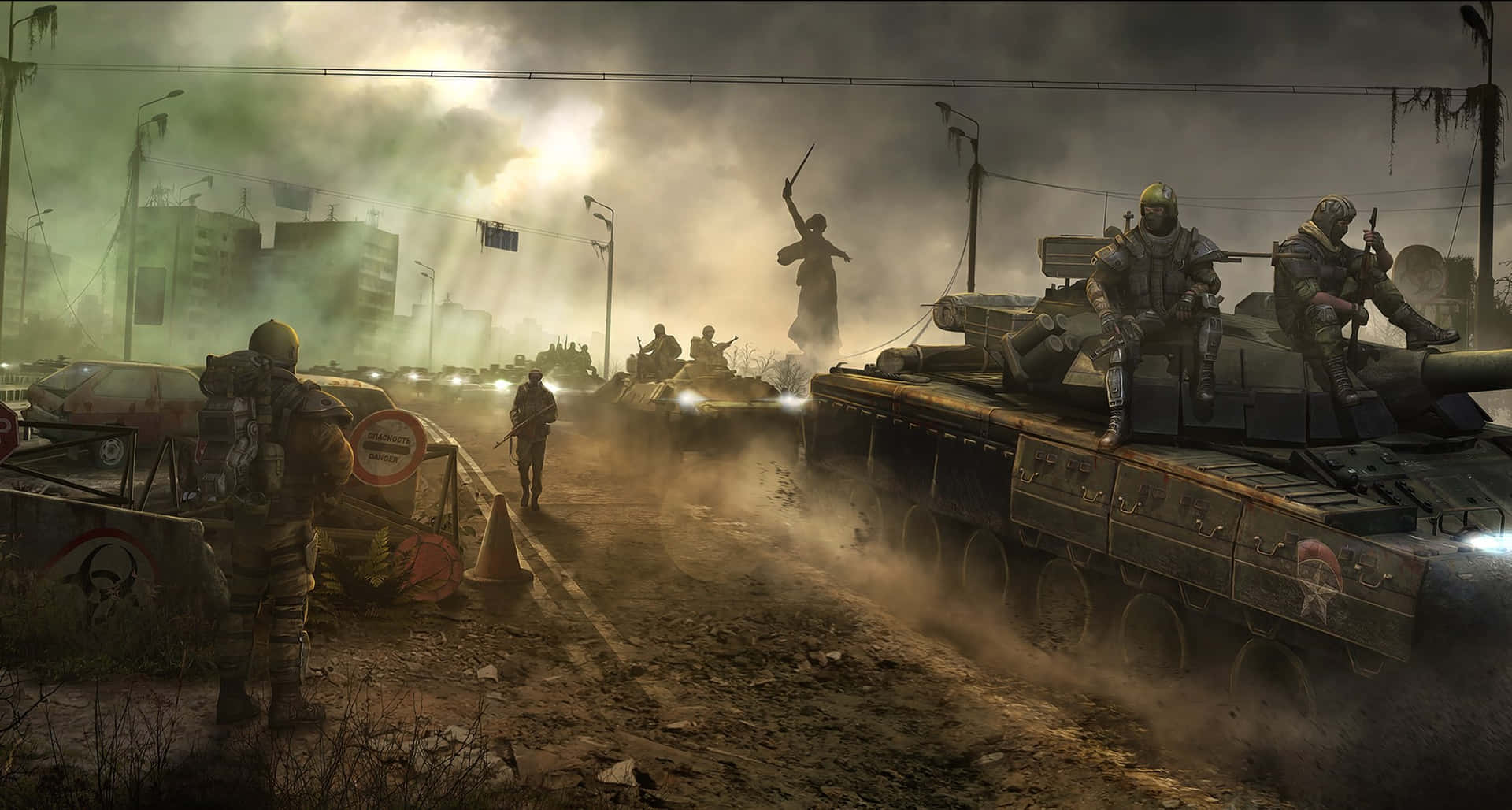 Fight for Victory in the Warzone Wallpaper