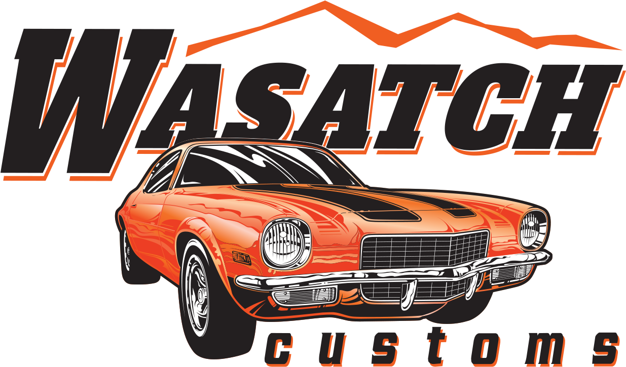 Wasatch Customs Classic Car Logo PNG