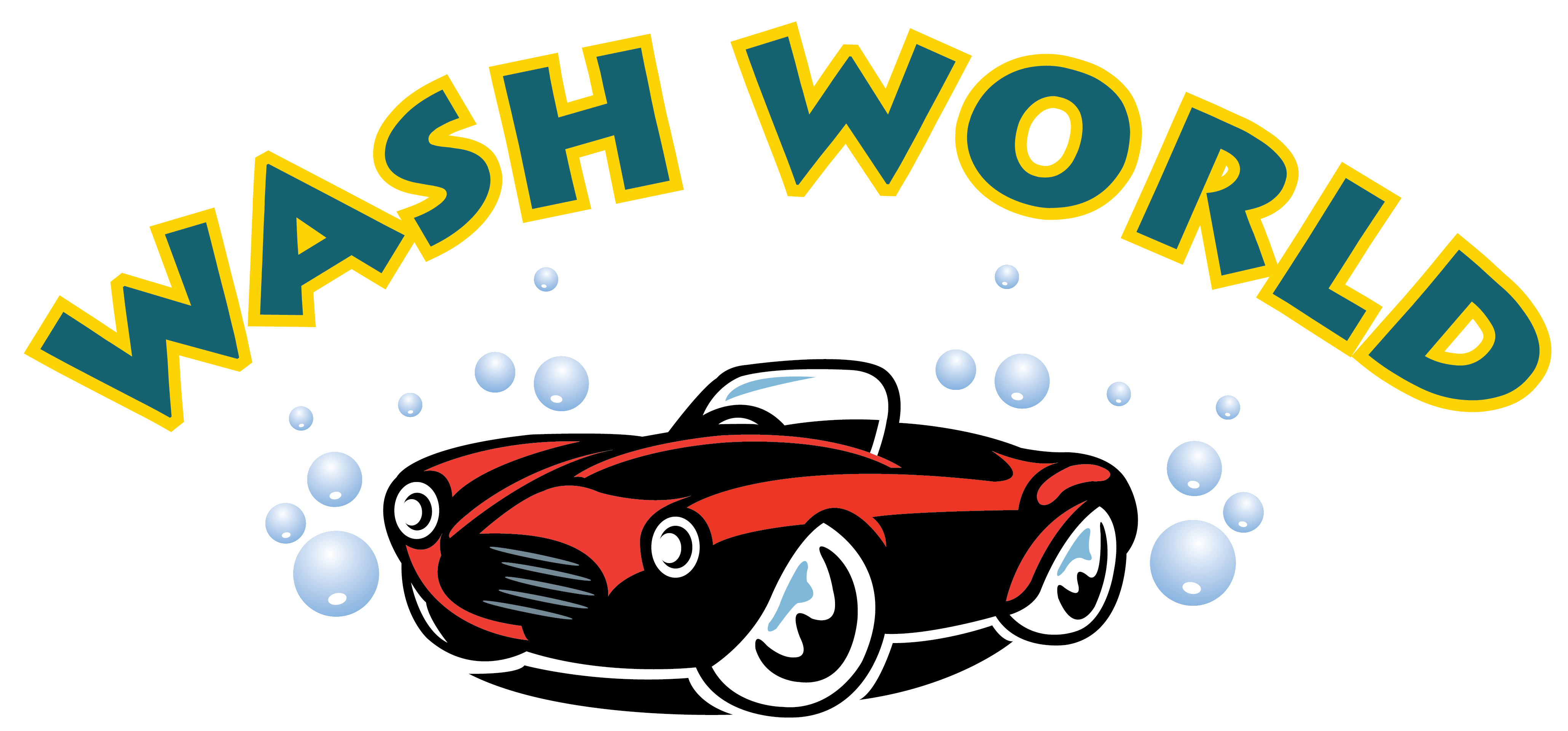 Wash World Car Clean Logo PNG