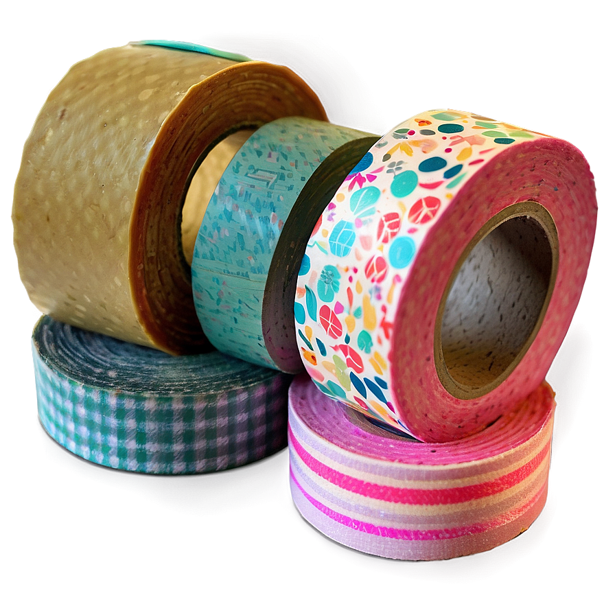 Washi Tape Bundle Png 05252024 PNG