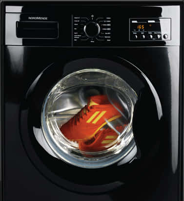 Washing Machine Cleaning Sneakers PNG