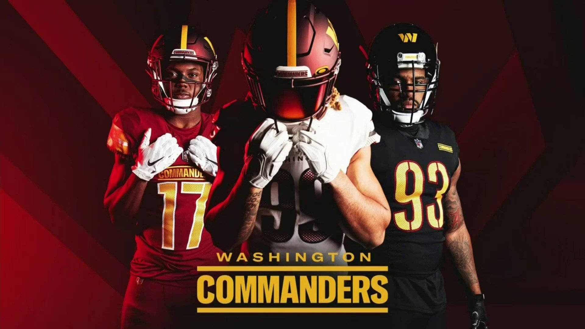 Washington Commanders American Football Players Wallpaper