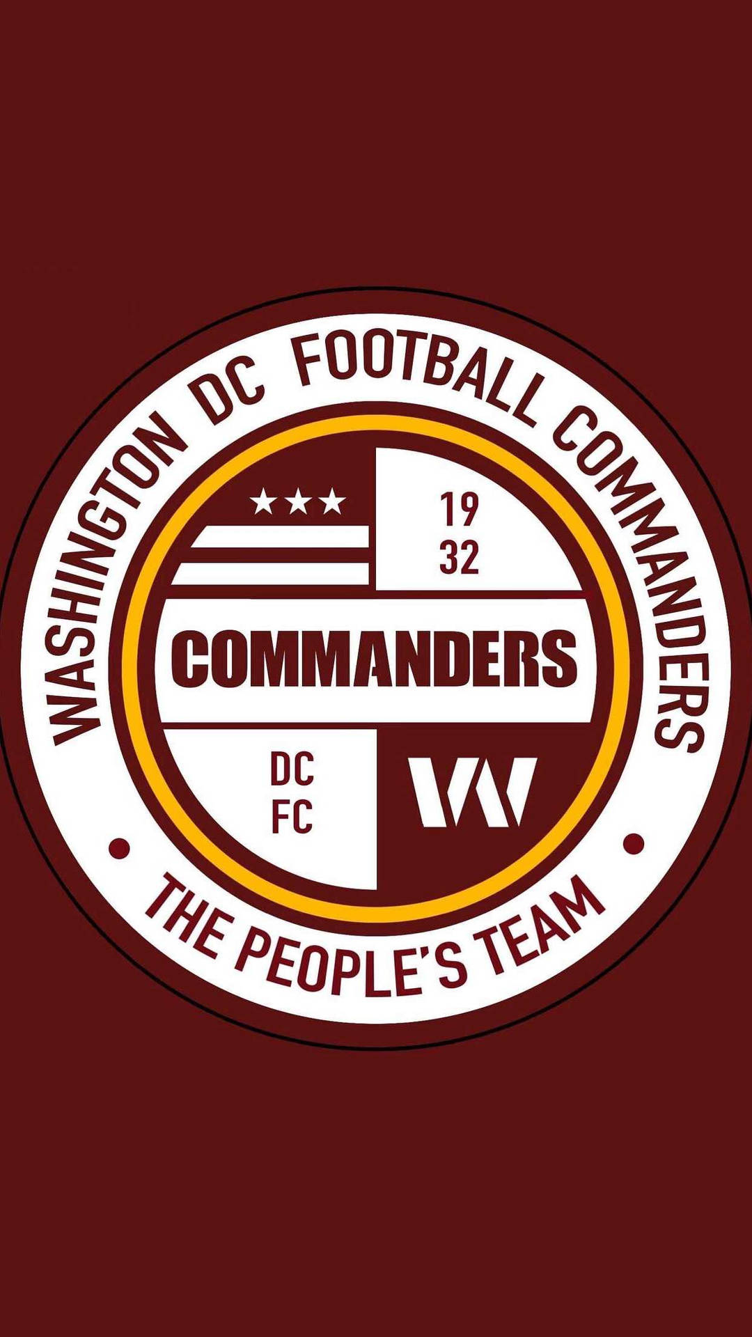 Washington Commanders DC Football Wallpaper