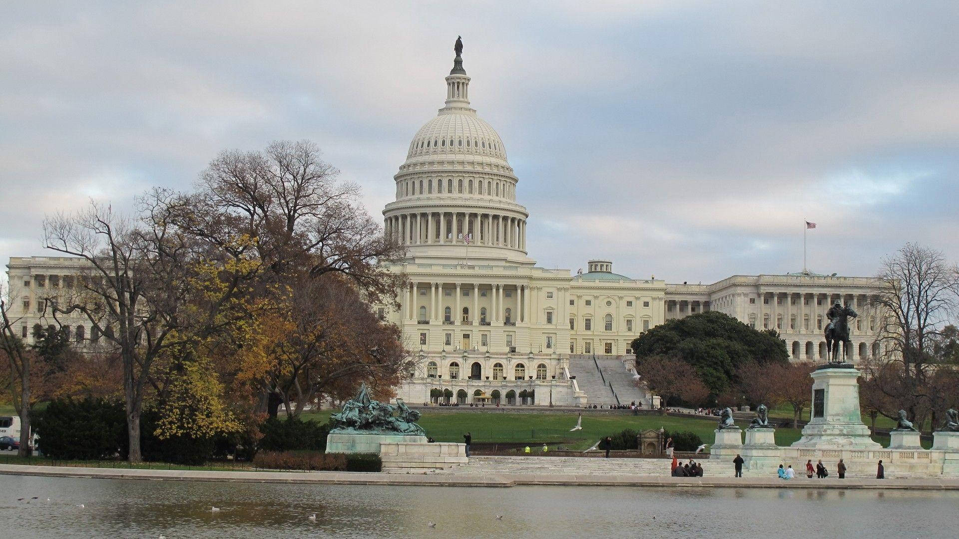 Fotodel Capitolio De Washington, Dc Fondo de pantalla