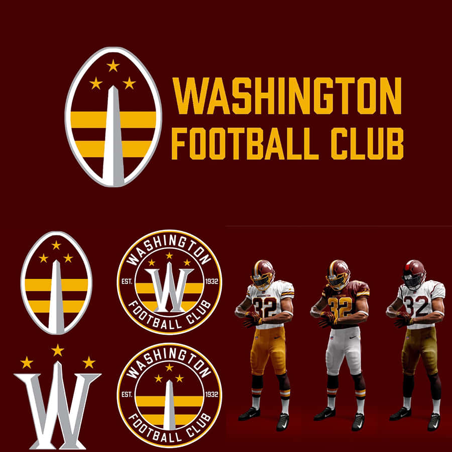 Washington Football Team in Action Wallpaper