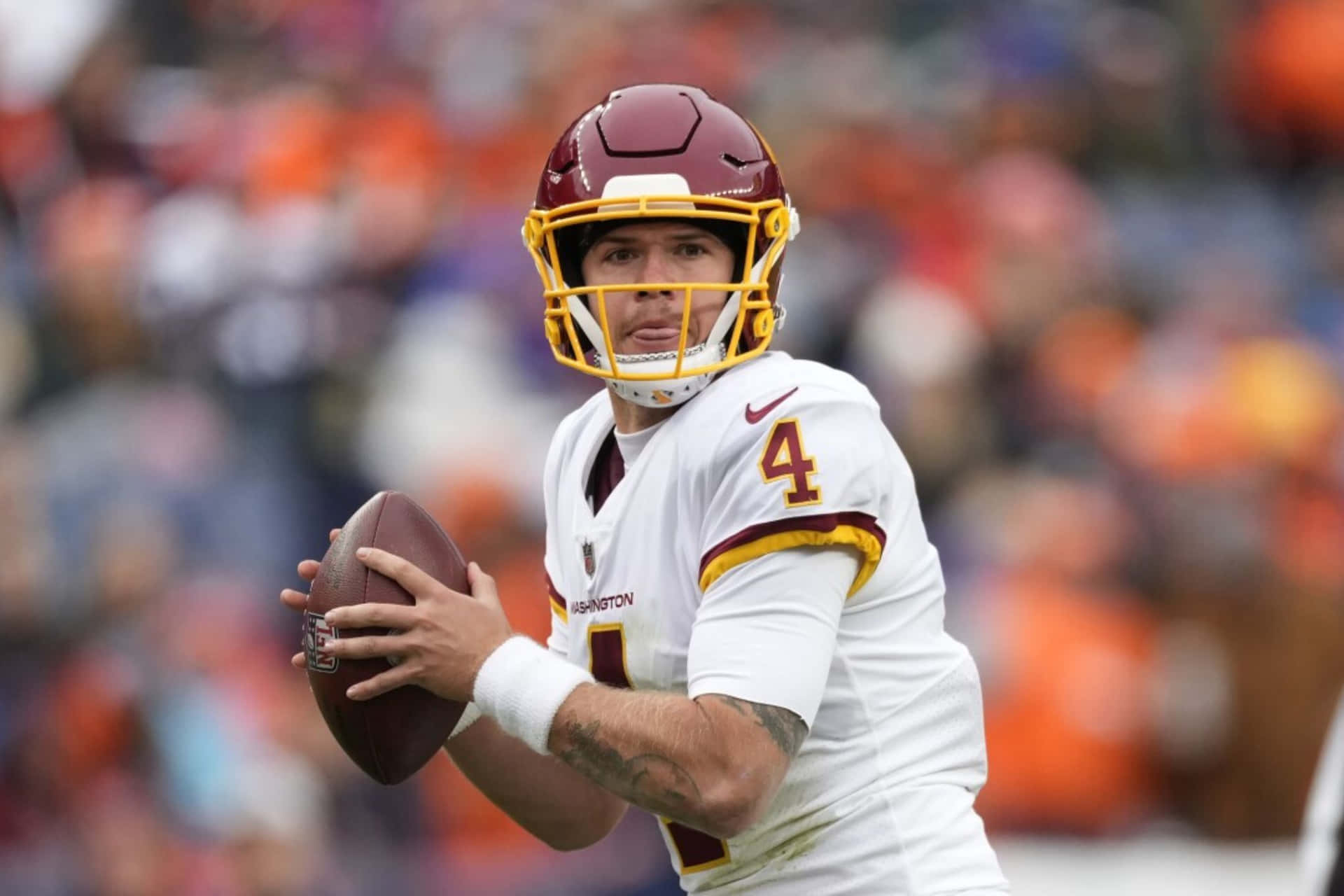 Washington Football Team Quarterback Handling Bakgrunnsbildet