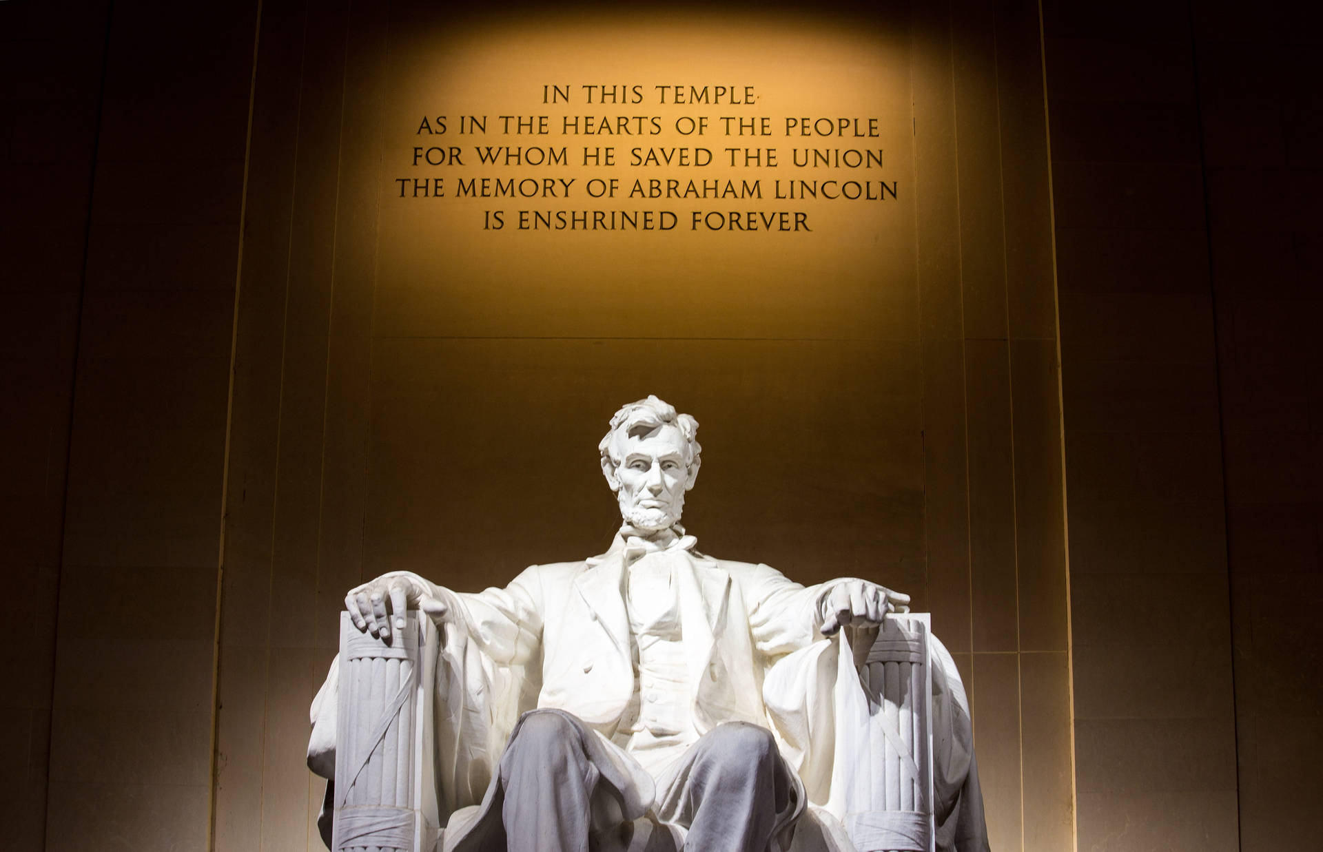 Washington Lincoln Memorial Statue Wallpaper