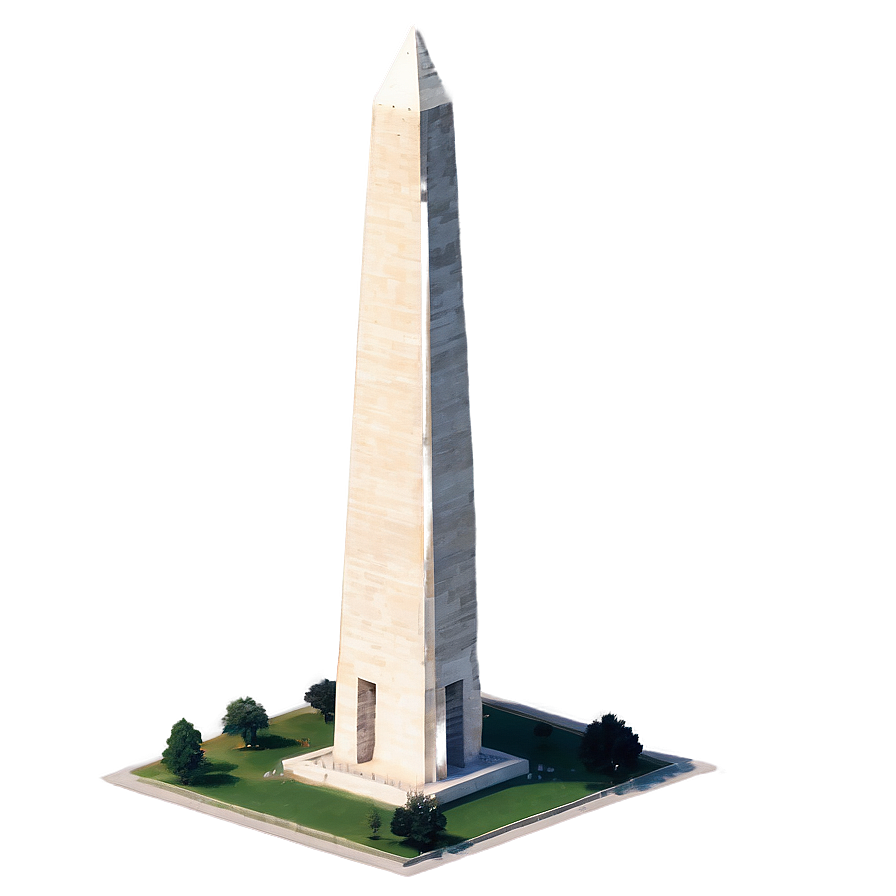 Washington Monument Aerial View Png Ymk PNG