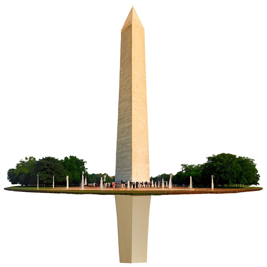 Washington Monument During Rain Png Ldu90 PNG