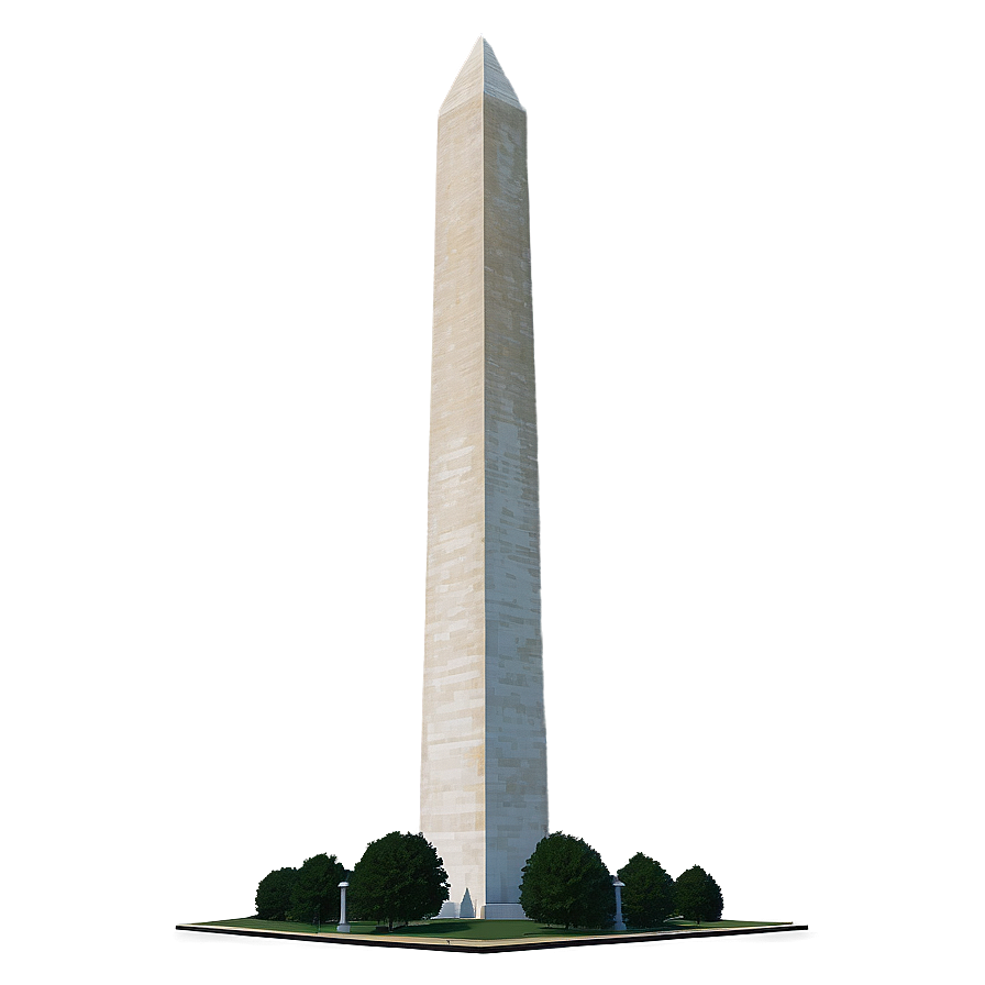 Washington Monument In Bold Colors Png Esy PNG