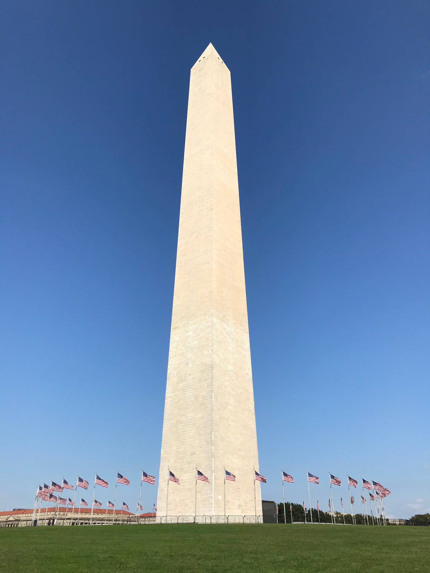 Washington Monument Looking Up Wallpaper