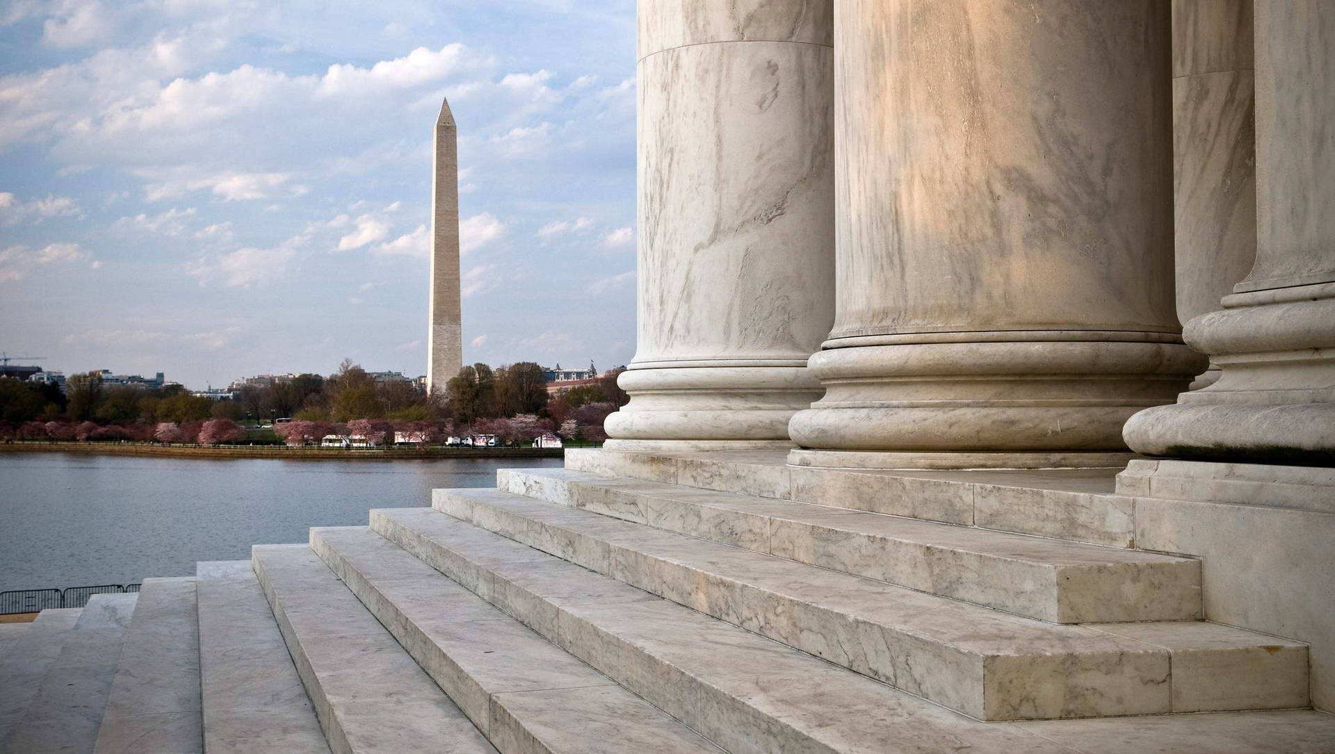 Escalinatasdel Monumento A Washington Fondo de pantalla