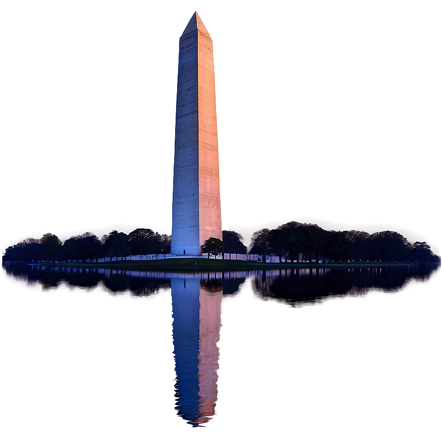 Washington Monument Sunrise Scenery Png Ahx PNG