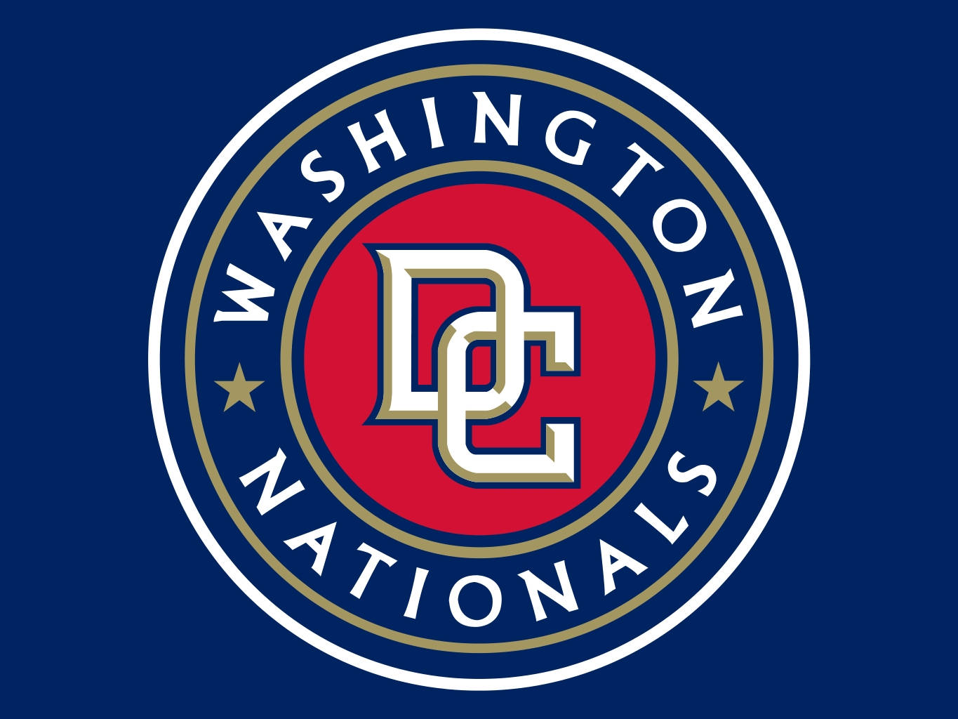 Washington Nationals Classic Logo Wallpaper