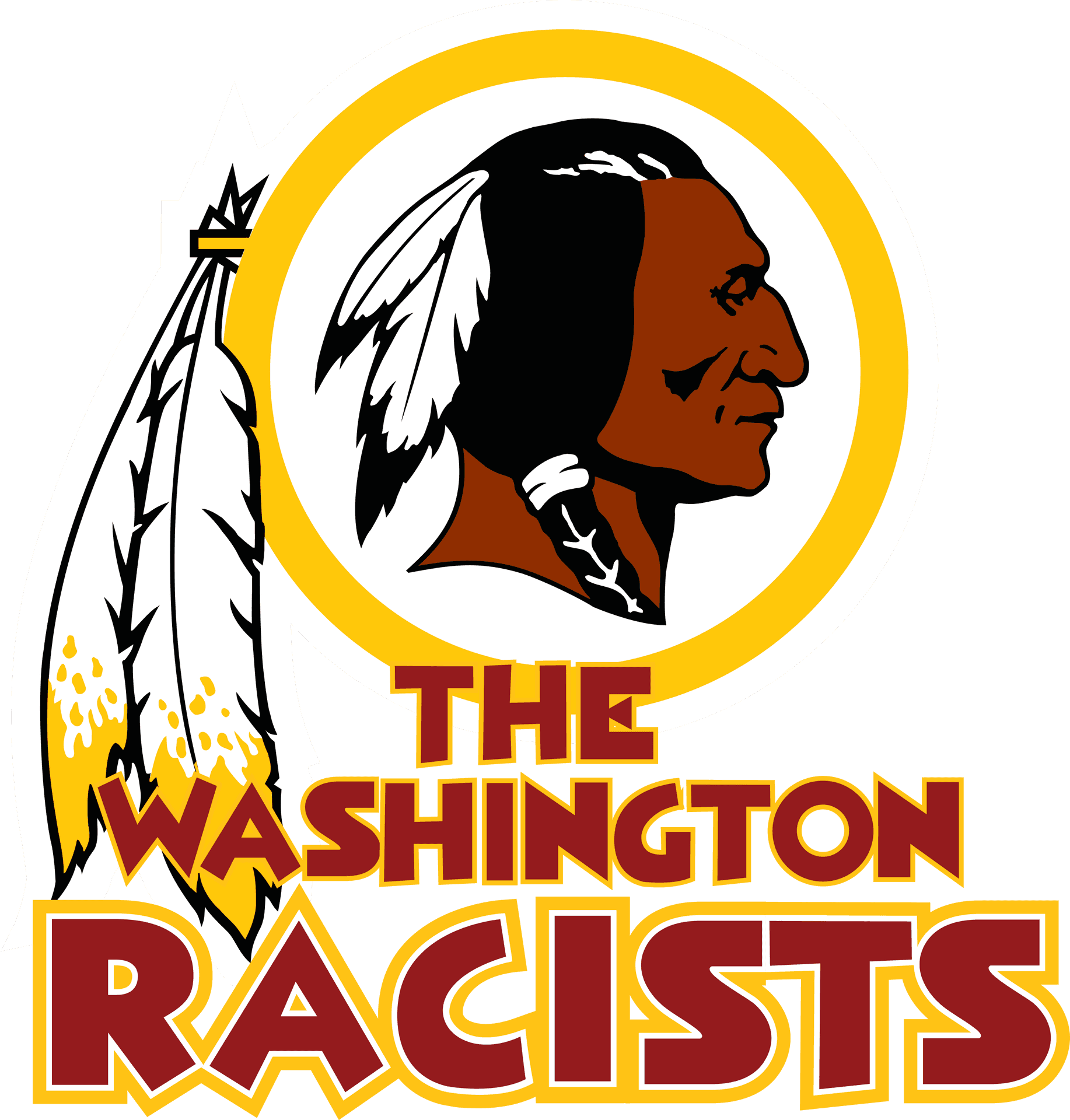 Washington Racists Parody Logo PNG