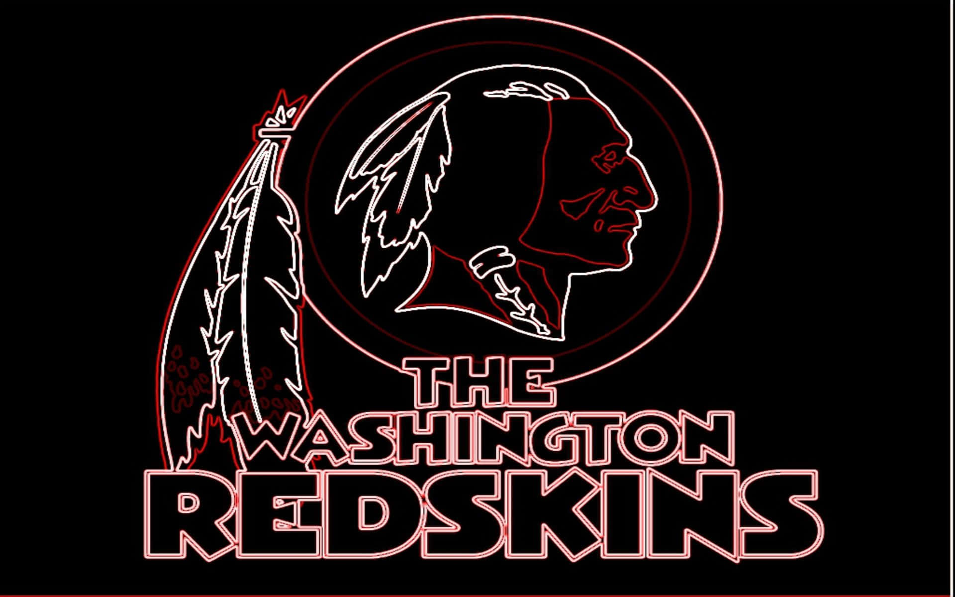 Fanssamlas Vid Washington Redskins Matchen. Wallpaper