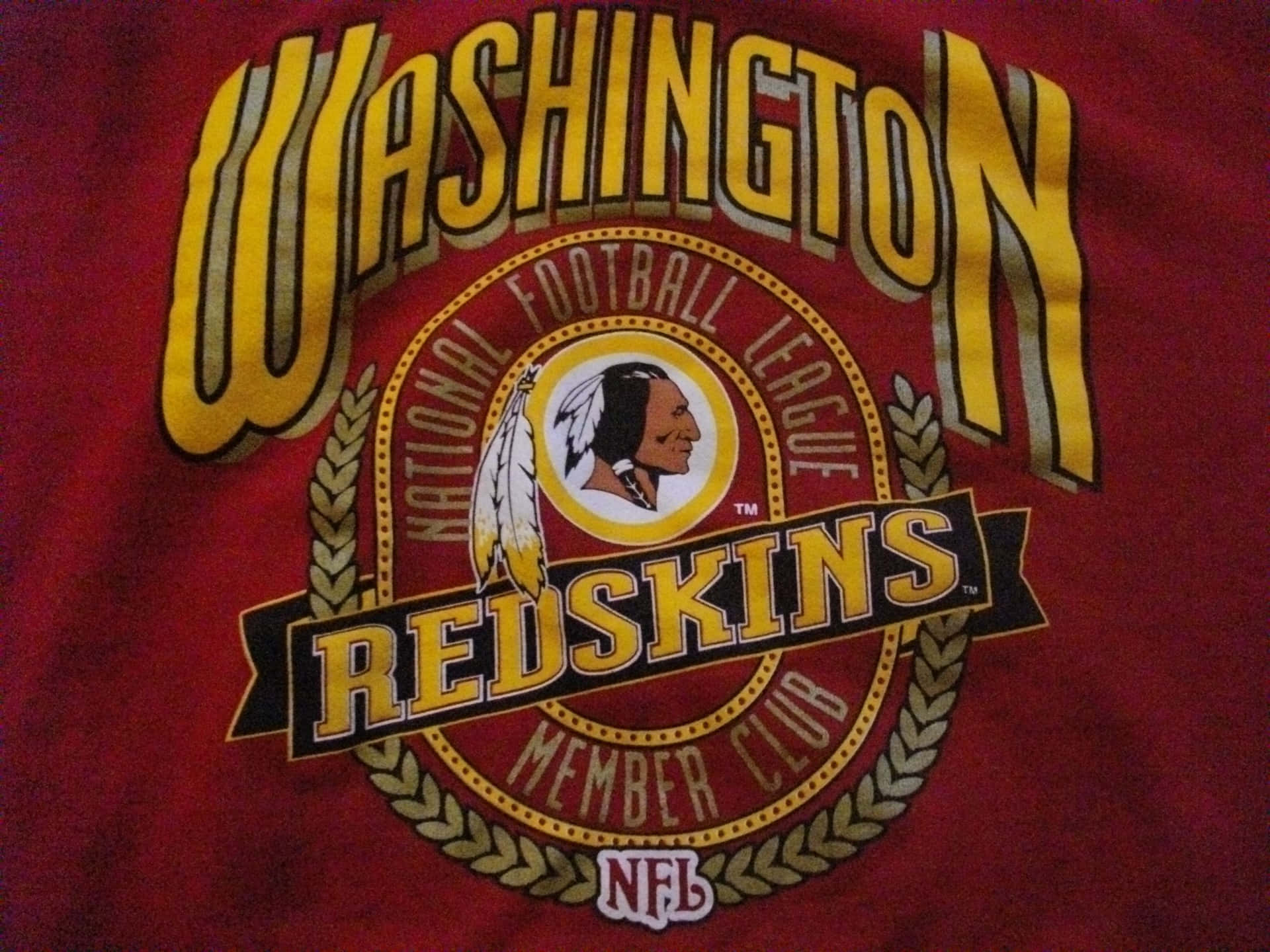 Vær en del af Washington Redskins fankreds. Wallpaper
