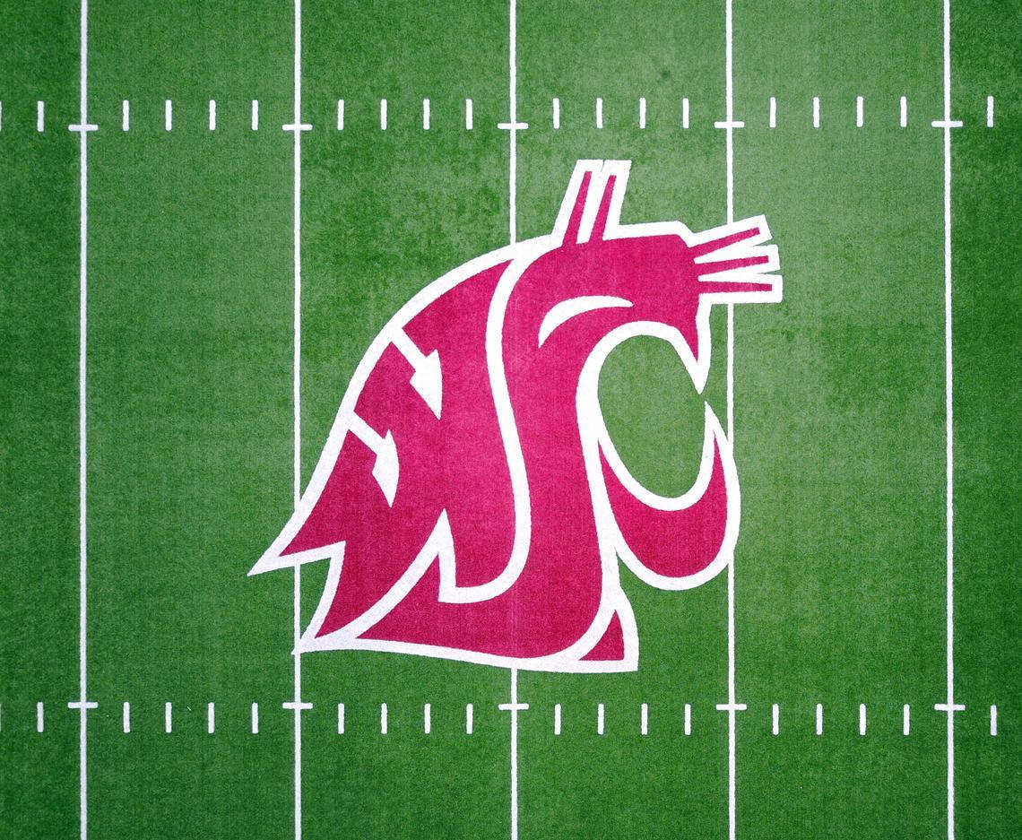 Washington State University Logo On Field Wallpaper