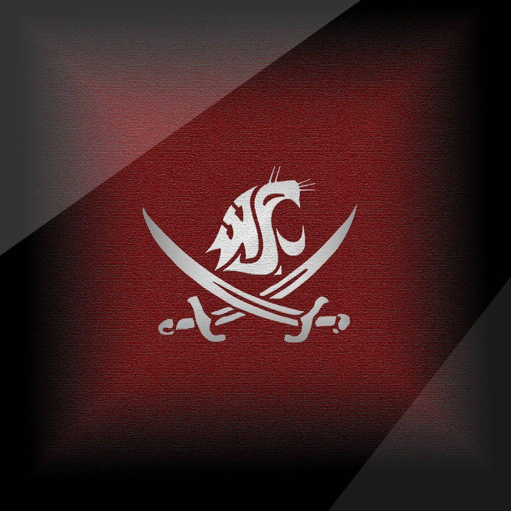 Logotipode Los Cougars Piratas De La Universidad Estatal De Washington Fondo de pantalla